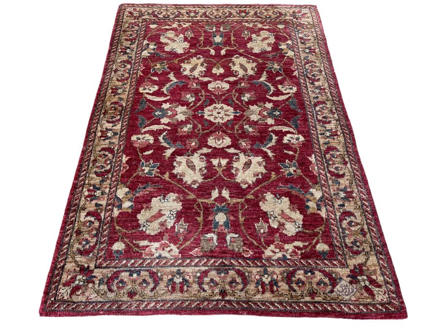 Hand Woven Persian Area Rug From Pakistan 48 X 70