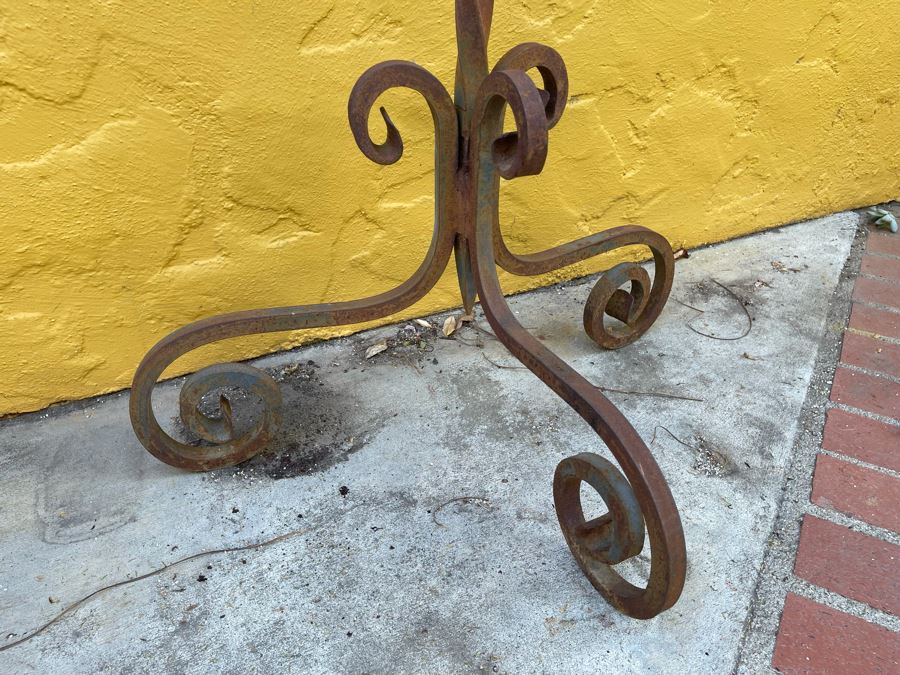 Vintage Wrought Iron Freestanding Candelabra 34W X 69H [Photo 5]