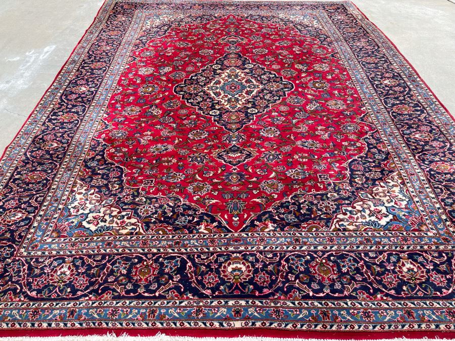 Hand Knotted Wool Persian Area Rug Made In Iran 9' 9' X 13' [Photo 10]