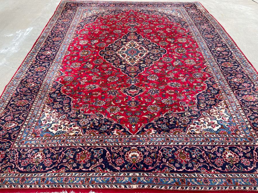 Hand Knotted Wool Persian Area Rug Made In Iran 9' 9' X 13' [Photo 11]
