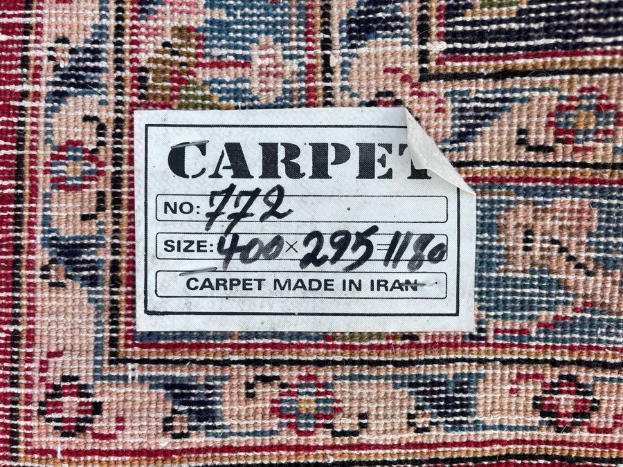 Hand Knotted Wool Persian Area Rug Made In Iran 9' 9' X 13' [Photo 19]