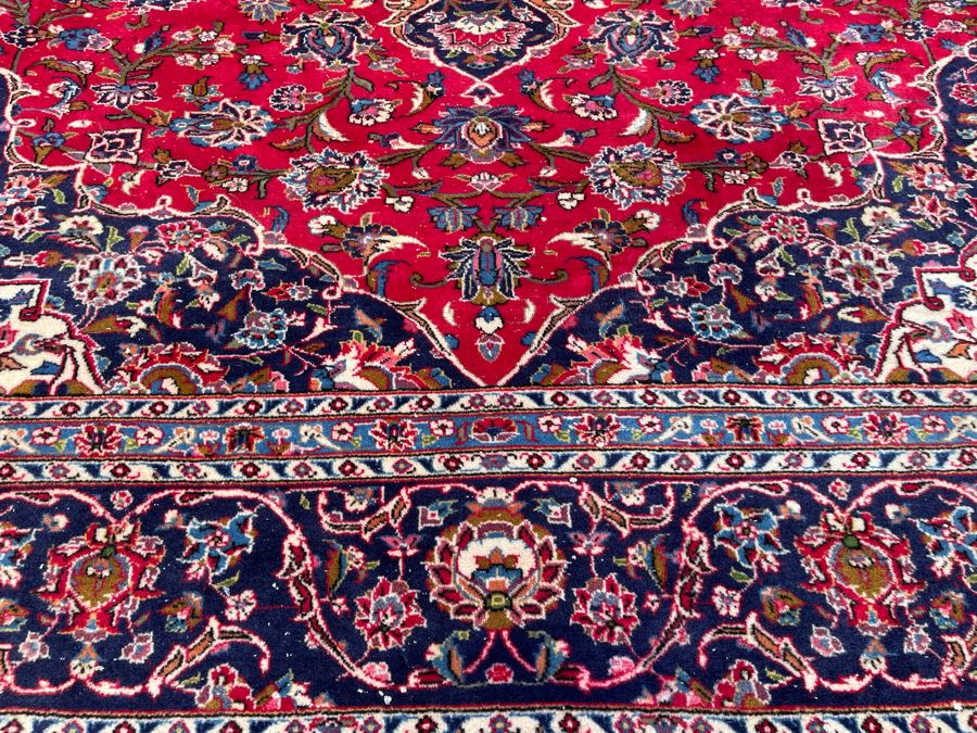 Hand Knotted Wool Persian Area Rug Made In Iran 9' 9' X 13' [Photo 12]