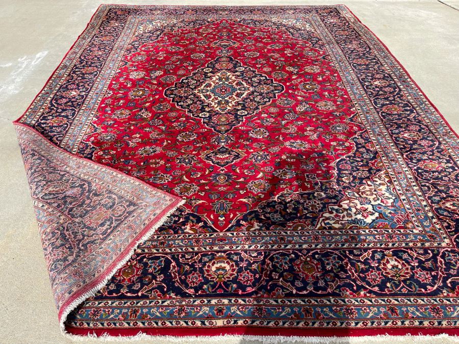 Hand Knotted Wool Persian Area Rug Made In Iran 9' 9' X 13' [Photo 16]