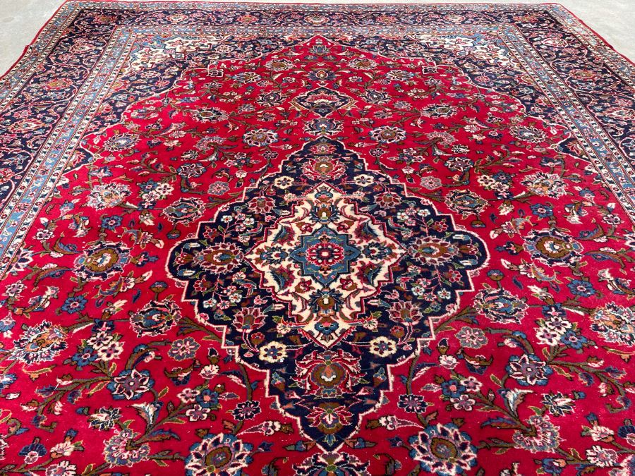 Hand Knotted Wool Persian Area Rug Made In Iran 9' 9' X 13' [Photo 15]