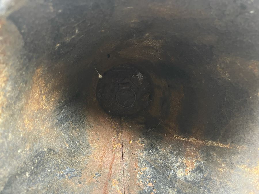 Vintage Rustic Metal Bell (Missing Internal Clapper) 22H [Photo 6]