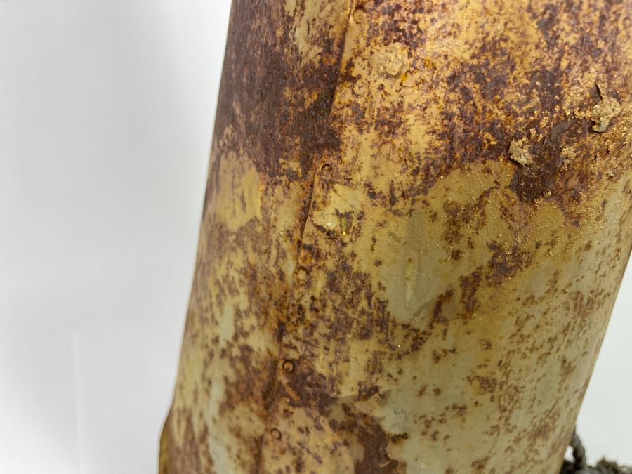 Vintage Rustic Metal Bell (Missing Internal Clapper) 22H [Photo 5]