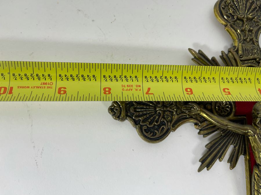Brass Crucifix 8W X 12H [Photo 8]