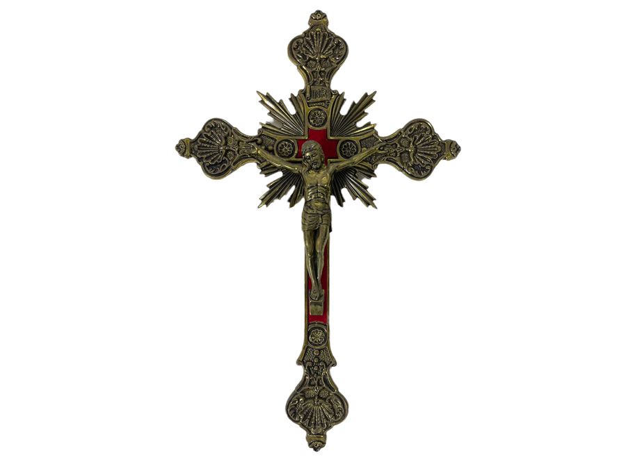 Brass Crucifix 8W X 12H [Photo 1]