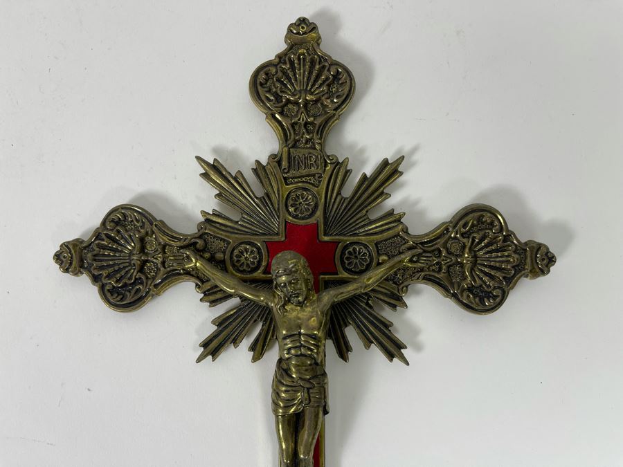 Brass Crucifix 8W X 12H [Photo 3]
