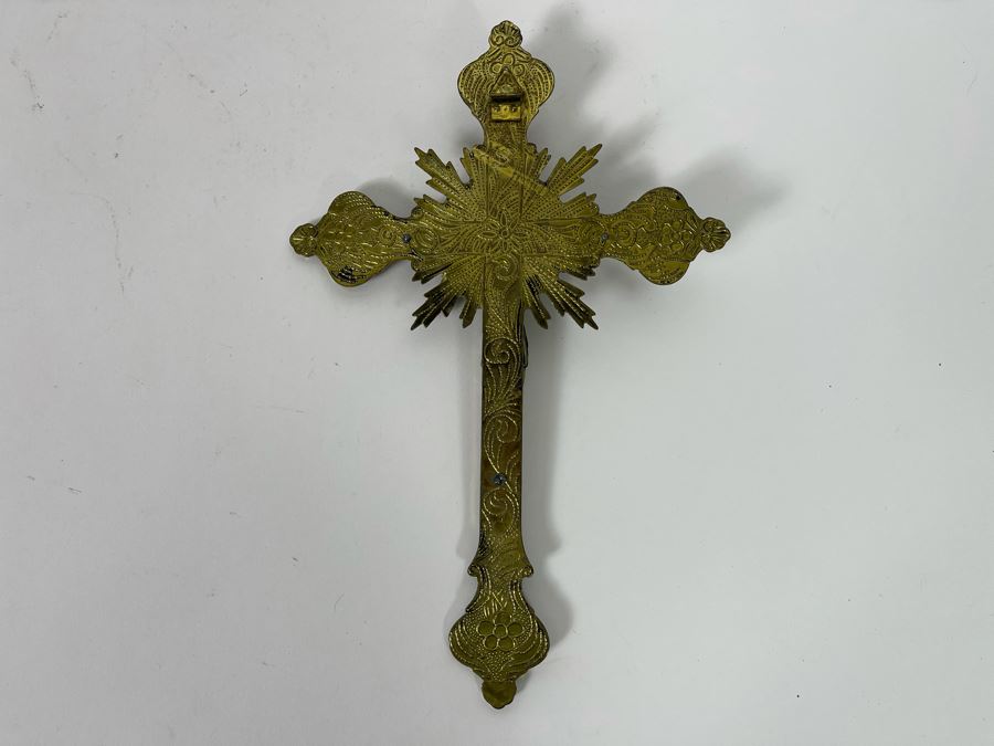 Brass Crucifix 8W X 12H [Photo 6]