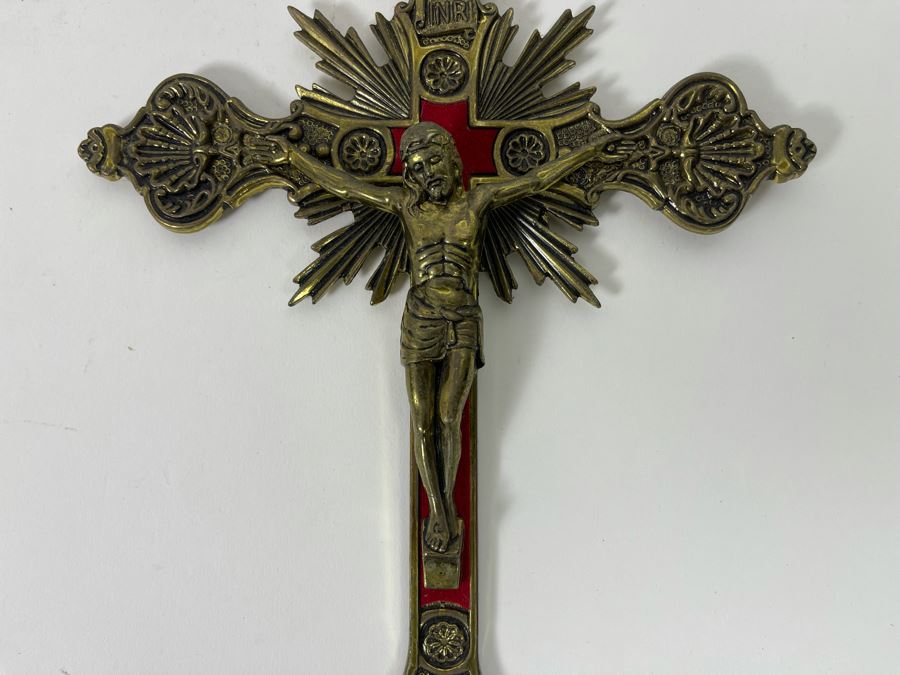 Brass Crucifix 8W X 12H [Photo 4]
