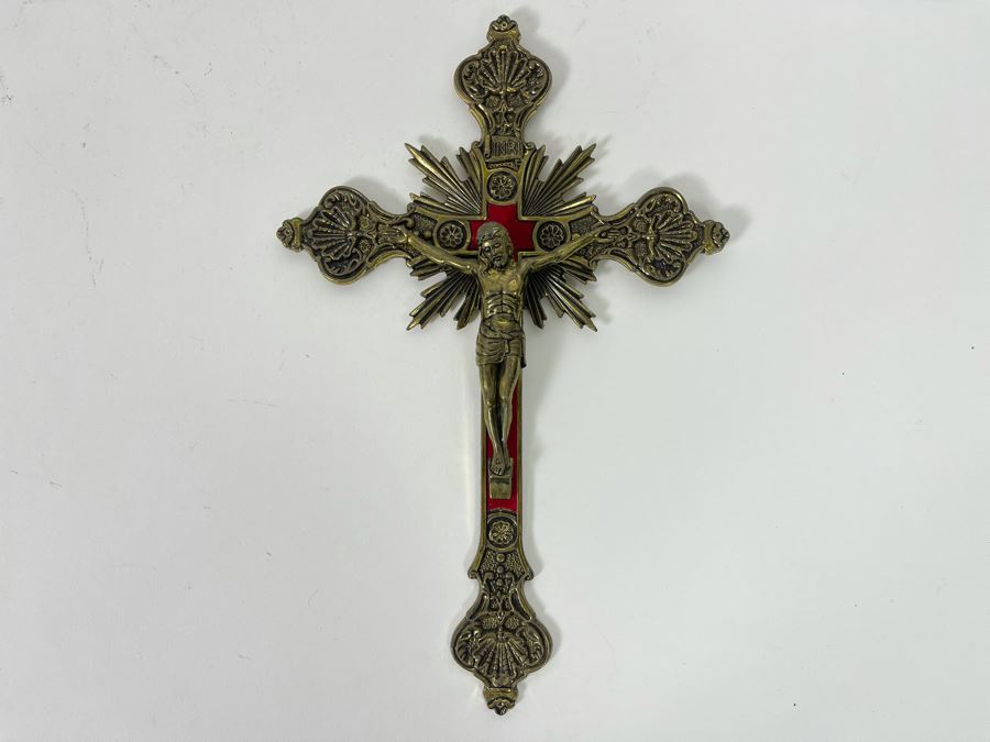 Brass Crucifix 8W X 12H [Photo 2]