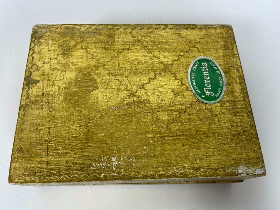 Mother Of Pearl Inlay Dish 7 X 4 And Italian Box 6 X 4.5 [Photo 8]