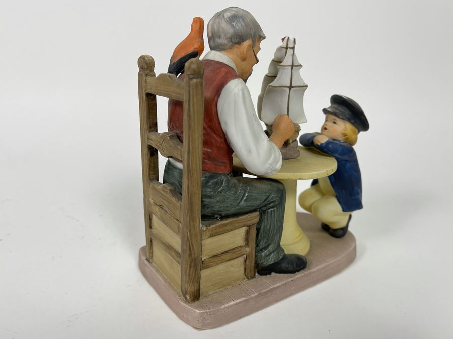 Norman Rockwell 1981 Annual Figurine “The Shipmaker” 6W X 6.5H [Photo 4]