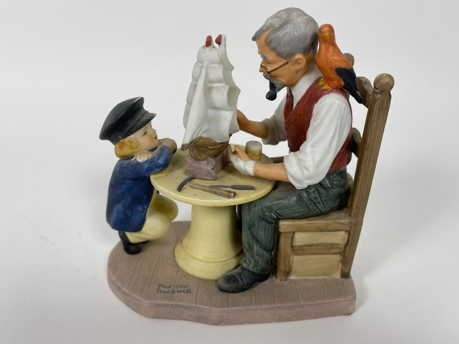 Norman Rockwell 1981 Annual Figurine “The Shipmaker” 6W X 6.5H [Photo 3]