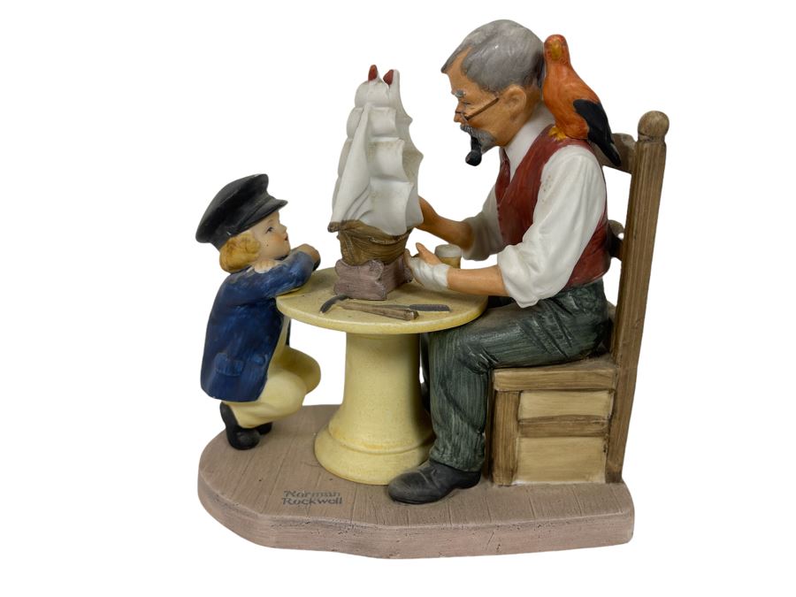 Norman Rockwell 1981 Annual Figurine “The Shipmaker” 6W X 6.5H [Photo 1]