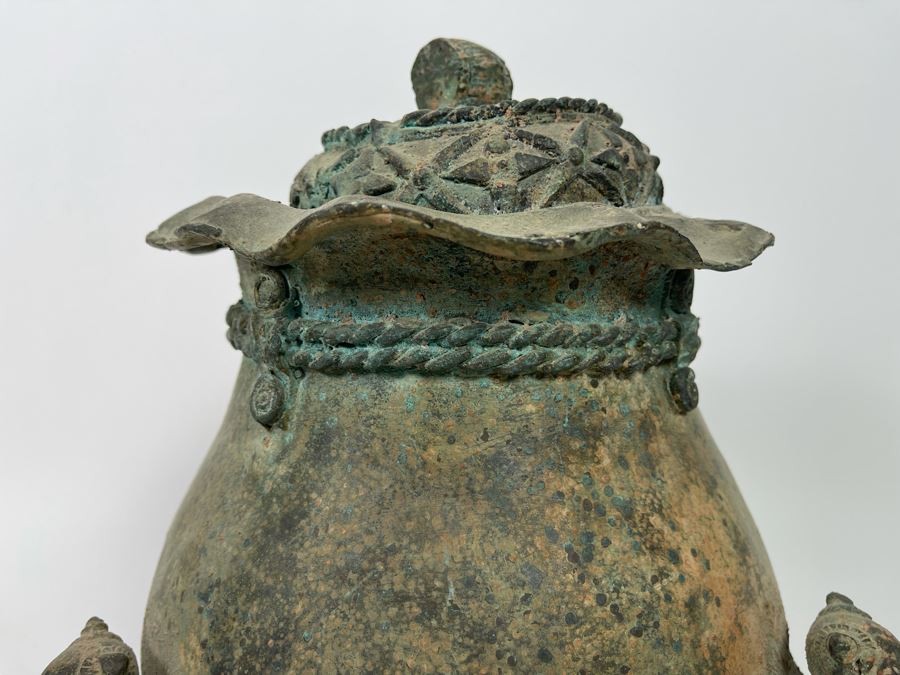 Chinese Reproduction Bronze Vessel 10W X 13H [Photo 7]