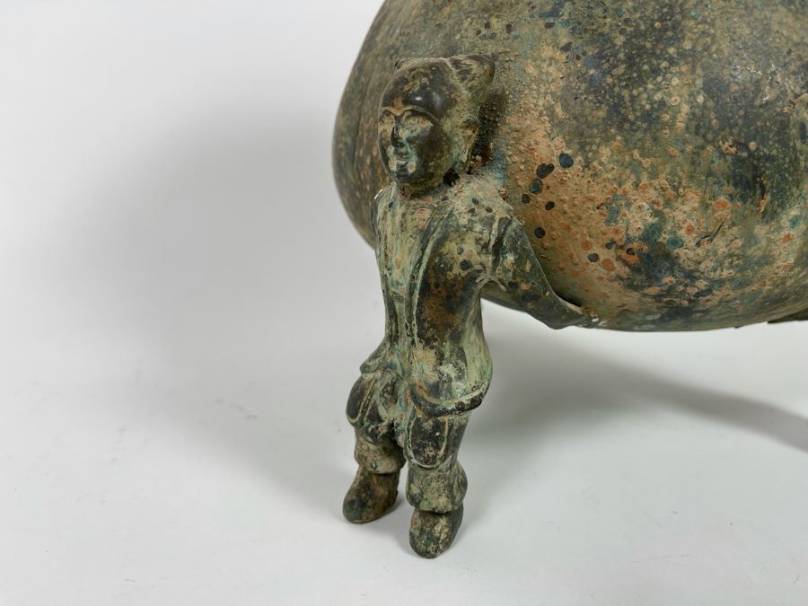 Chinese Reproduction Bronze Vessel 10W X 13H [Photo 6]