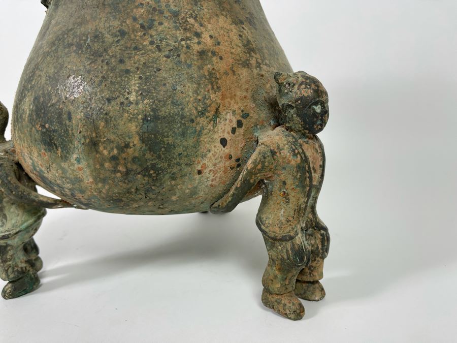 Chinese Reproduction Bronze Vessel 10W X 13H [Photo 8]