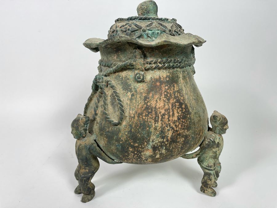 Chinese Reproduction Bronze Vessel 10W X 13H [Photo 2]