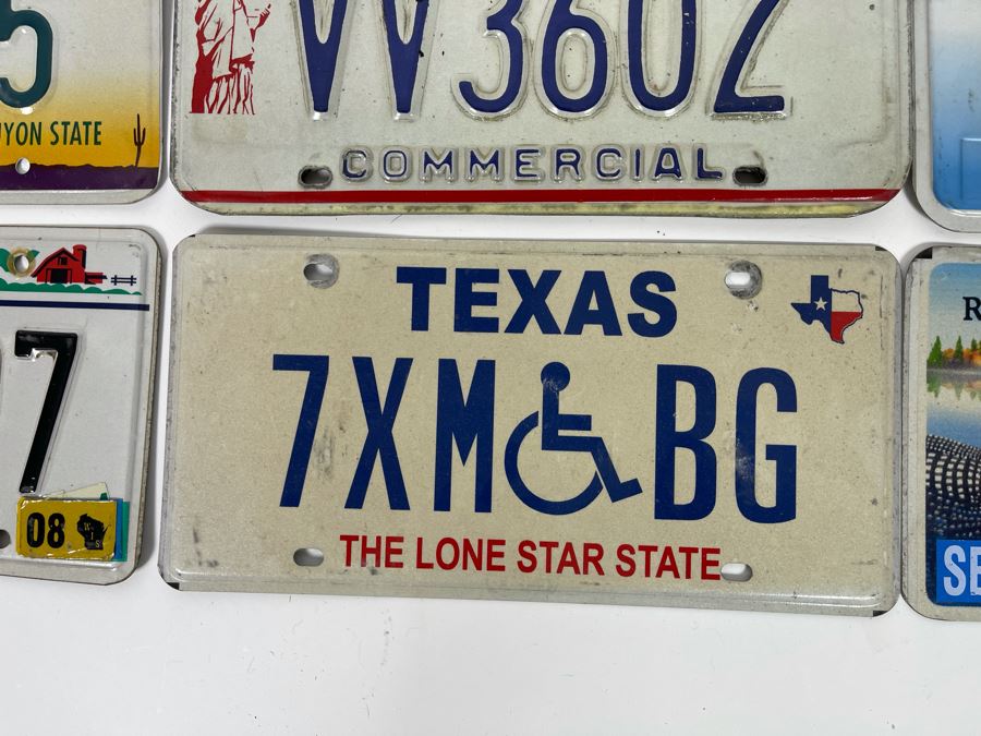 Nine License Plates From Various States [Photo 7]