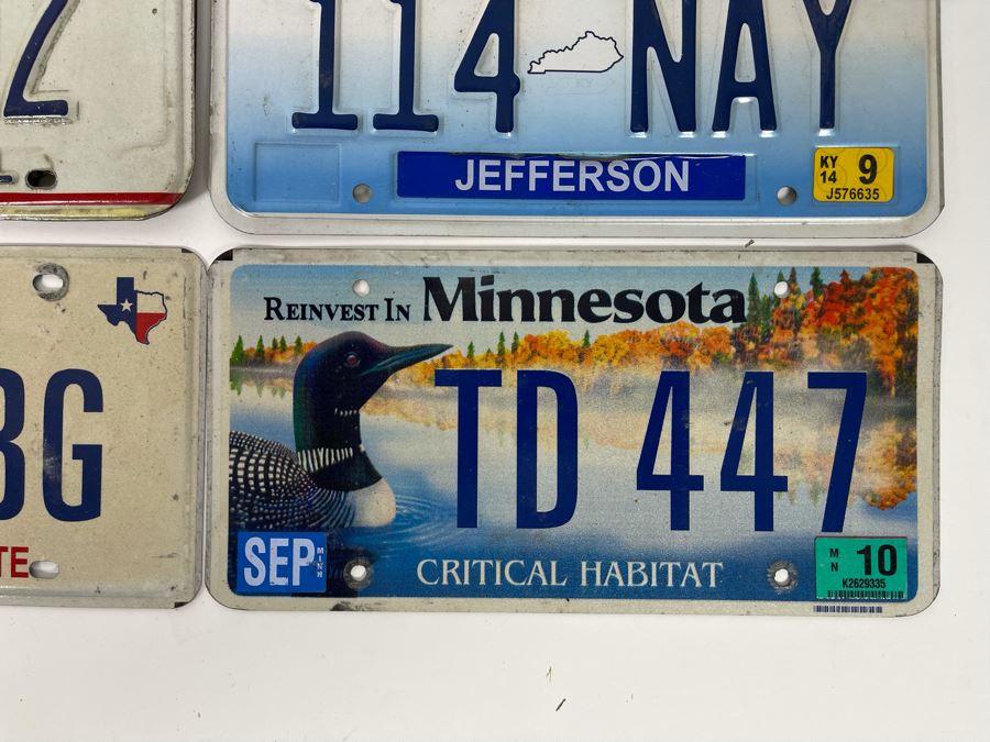 Nine License Plates From Various States [Photo 6]
