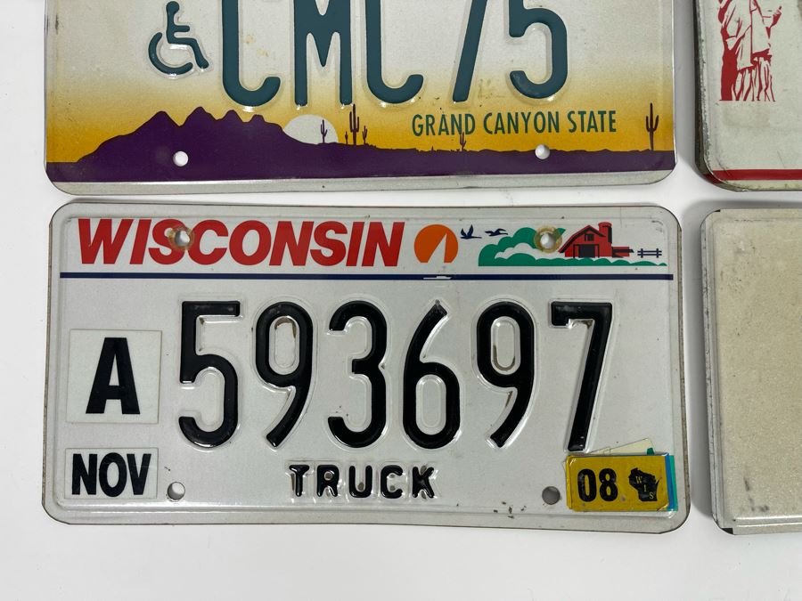 Nine License Plates From Various States [Photo 8]