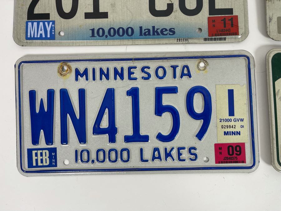 Nine License Plates From Various States [Photo 8]