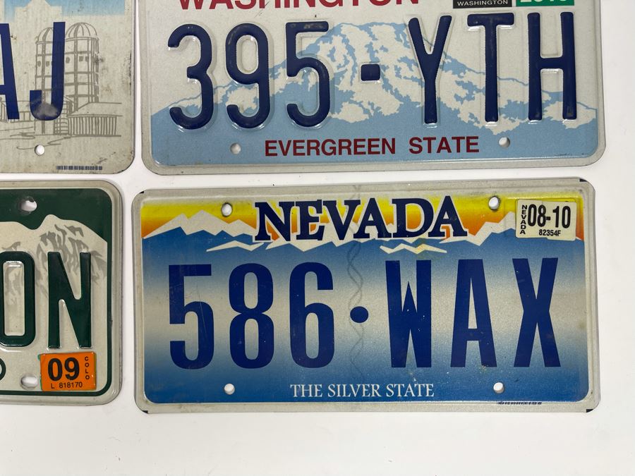 Nine License Plates From Various States [Photo 6]