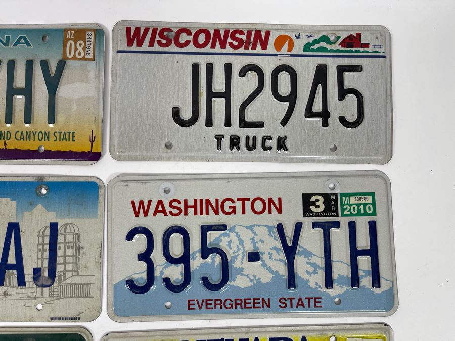 Nine License Plates From Various States [Photo 5]