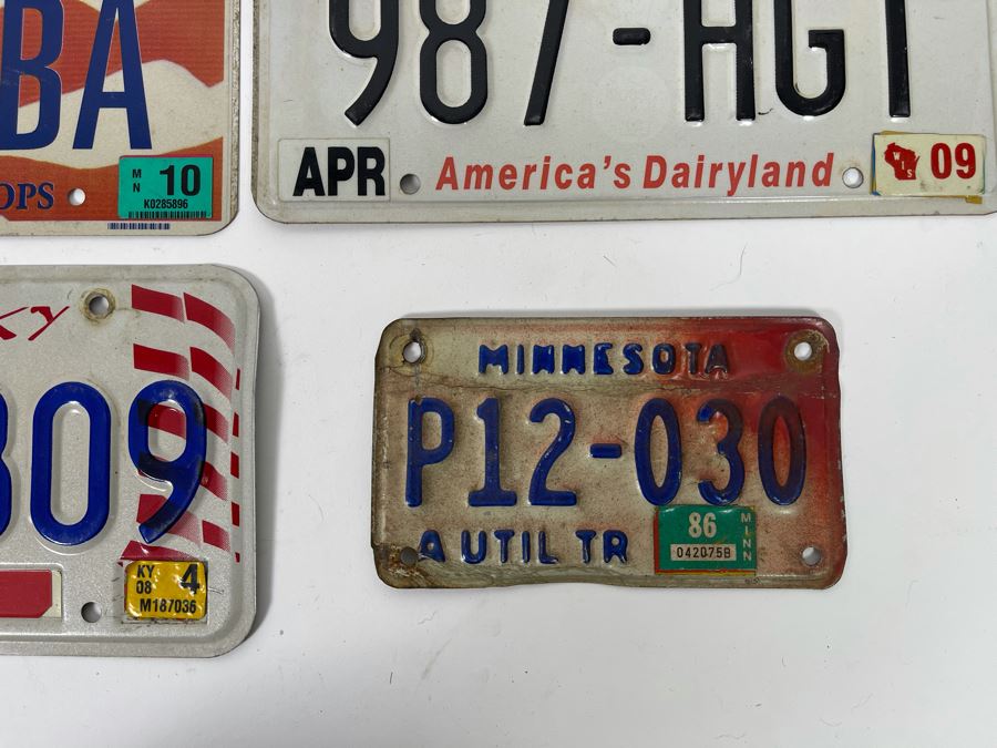 Nine License Plates From Various States [Photo 6]