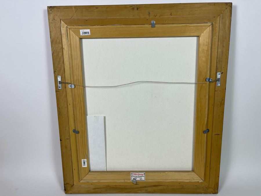 Original Lee Lauritzen Acrylic Painting Framed Titled “Roosevelt Elk” 18 X 14 [Photo 10]