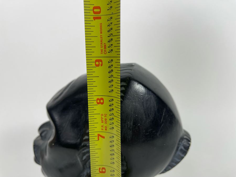Vintage Fred Press African Male Bust Head Plaster Sculpture 7W X 6.5D X 9H [Photo 8]