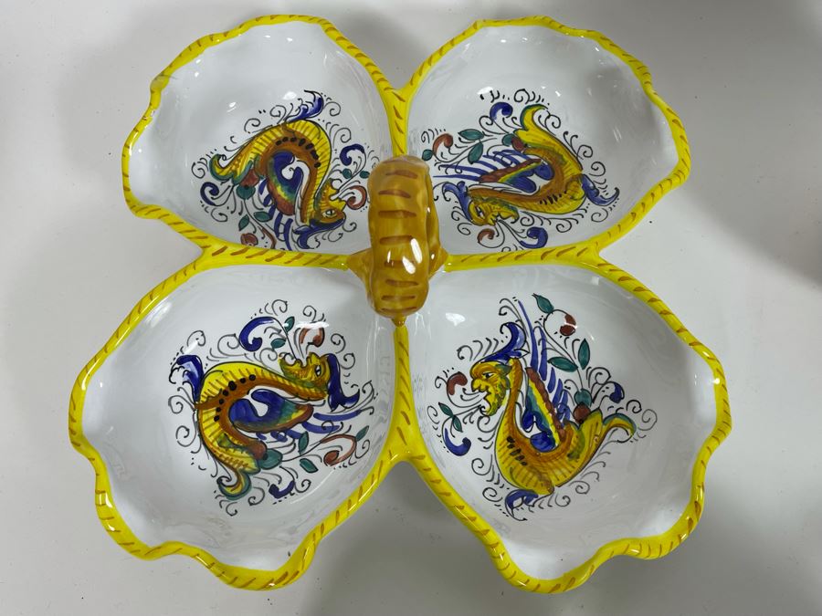 Collection Of Vintage Italian Ceramics Pottery Including Labor Deruta And Arte D’Italia - See Photos [Photo 30]