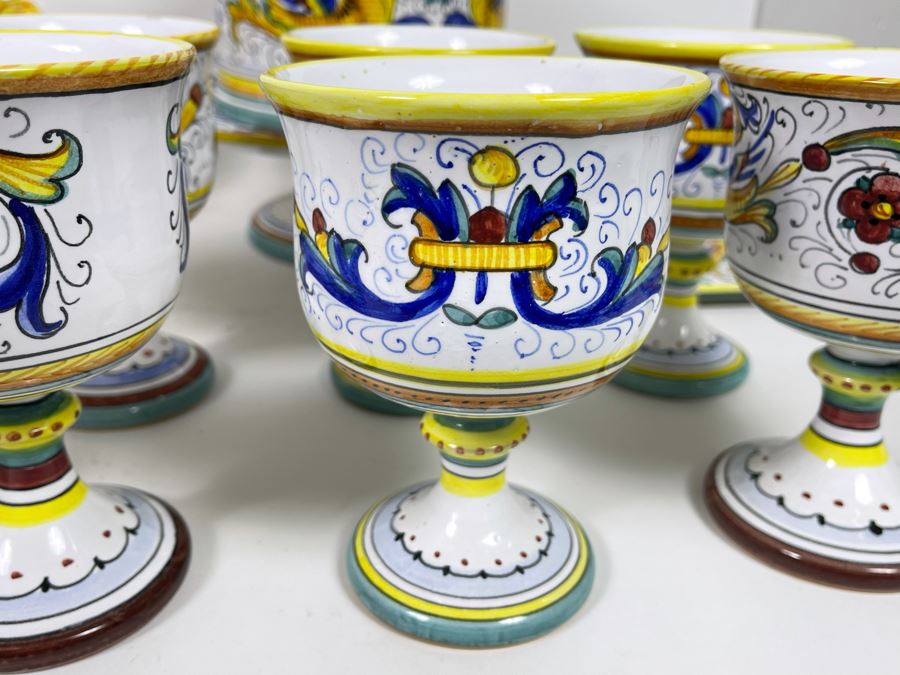 Collection Of Vintage Italian Ceramics Pottery Including Labor Deruta And Arte D’Italia - See Photos [Photo 15]