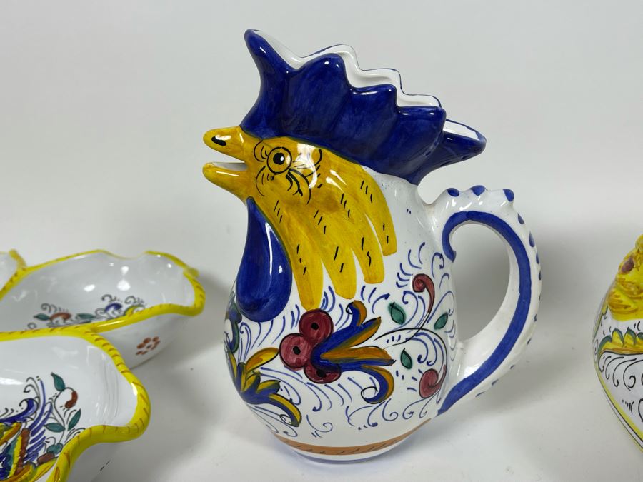 Collection Of Vintage Italian Ceramics Pottery Including Labor Deruta And Arte D’Italia - See Photos [Photo 28]