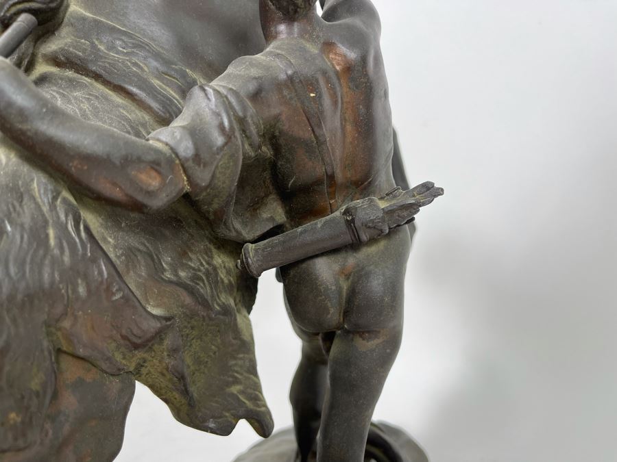 Bronze Statue Of Marly Horses And Its Stable-Keeper Africa After Guillaume Coustou 18W X 8D X 20H [Photo 20]