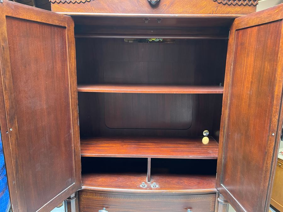 Kathy Ireland Home 2-Piece Armoire Cabinet 50W X 22D X 85H [Photo 7]