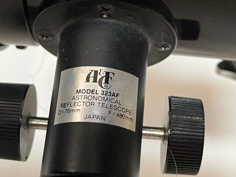 Astronomical Reflector Telescope By A&F Co Model 323AF [Photo 10]