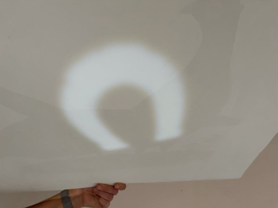 Large One-Of-A-Kind Studio Sculptural Jelly Fish Freestanding Floor Lamp Spring Made Of Wood, Metal And Tequilla Cask Base - Projects Horseshoe On Ceiling 3'W X 40'H [Photo 12]