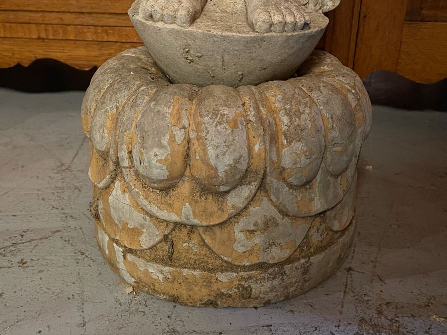 Vintage Chinese Stone Standing Buddha [Photo 16]