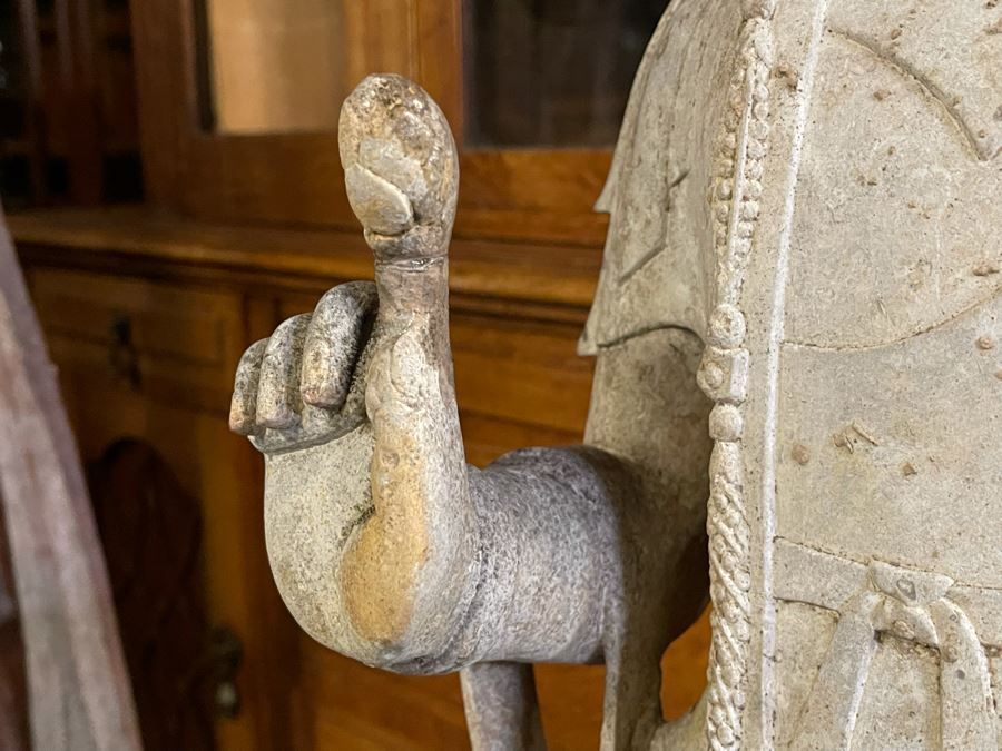 Vintage Chinese Stone Standing Buddha [Photo 13]