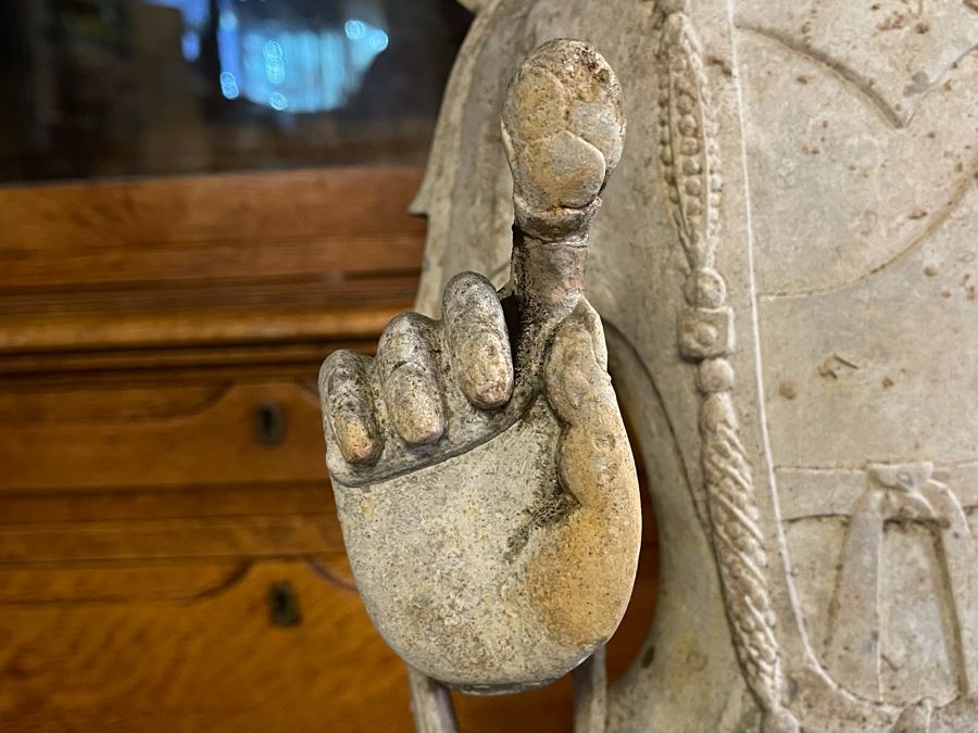 Vintage Chinese Stone Standing Buddha [Photo 12]