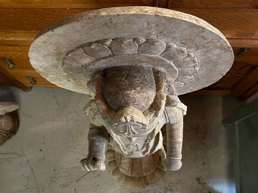 Vintage Chinese Stone Standing Buddha [Photo 17]