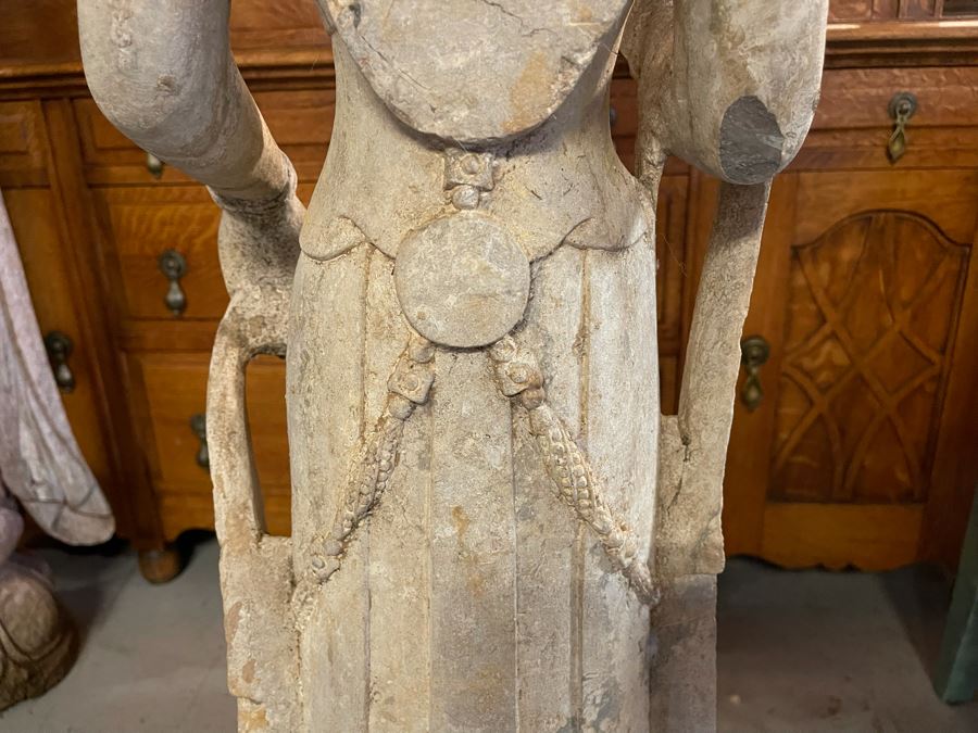 Vintage Chinese Stone Standing Buddha [Photo 23]