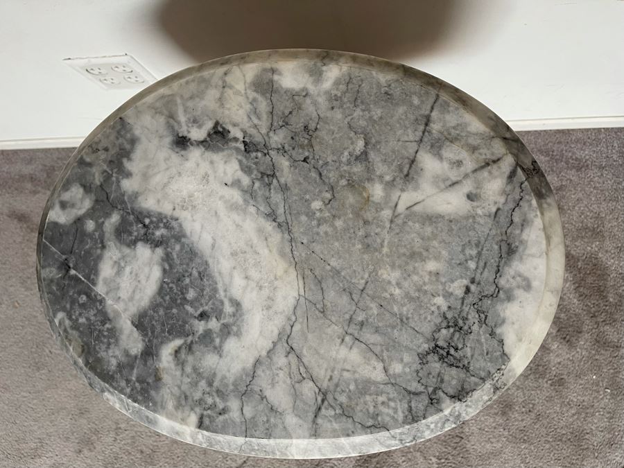 Eastlake Victorian Marble Top Side Table Fern Stand 18W X 14D X 30H [Photo 5]