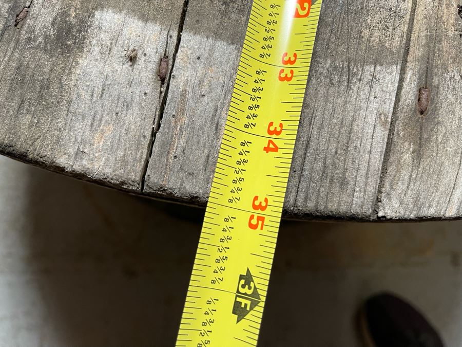 Pair Of Wooden Cable Spools 29.5R And 35R [Photo 8]