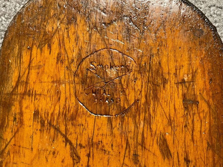 (3) Vintage Wooden Oars Paddles Including One Hand Painted Oar By Lampella 5'L And 4.5'L [Photo 7]