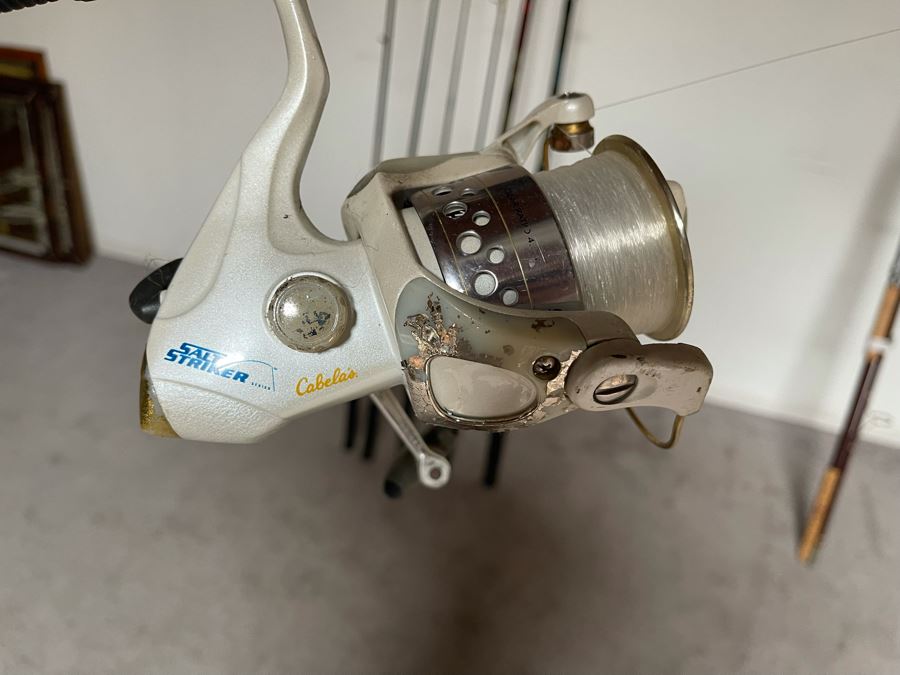 Collection Of Salt Water Fishing Poles And One Fishing Reel Including AVET Graphite Rod, NFT, Shakespeare [Photo 12]