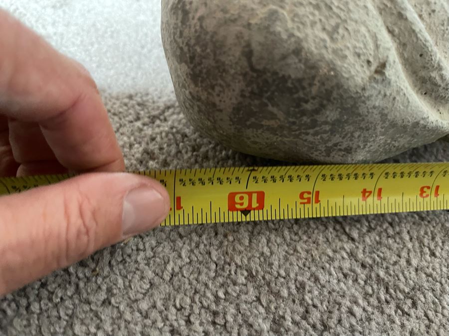 Concrete Buddha Garden Statuary 17W X 9D X 18.5H [Photo 7]